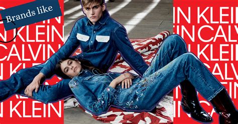 brands like calvin klein